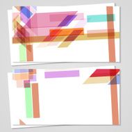 Vector business-card set for your design N534