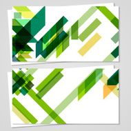 Vector business-card set for your design N536
