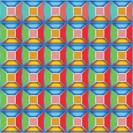 Seamless background based on geometric shapes N4