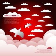 Weather paper background