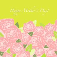 Hand Drawn Mother&#039;s Day card lovely script N7