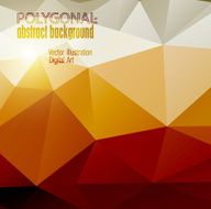 Abstract colorful Polygonal Background Vector illustration N15