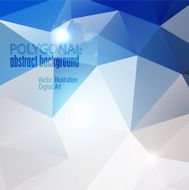 Abstract colorful polygonal background N23