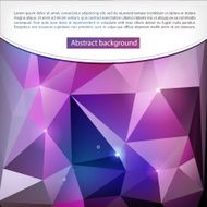 Abstract modern glossy polygonal background N2