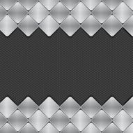 brushed metal mosaics on texture background