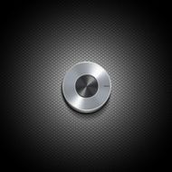 silver control button