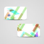 Vector business-card set for your design N538