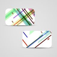 Vector business-card set for your design N539
