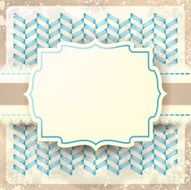 Grunge background with label