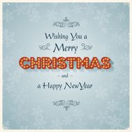Vintage Christmas card N47