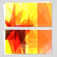 Vector business-card set for your design N543