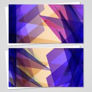 Vector business-card set for your design N544