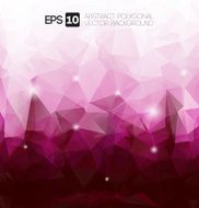 vector abstract purple polygonal background