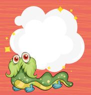 stationery with a hairy monster