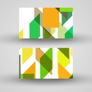 Vector business-card set for your design N548
