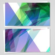 Vector business-card set for your design N553