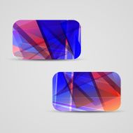 Vector business-card set for your design N556