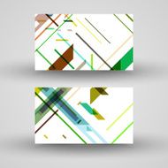 Vector business-card set for your design N557