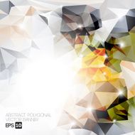 vector abstract polygonal background N14