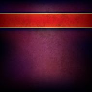 abstract dark grunge background with red ribbon