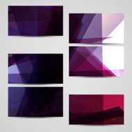 Vector business-card set for your design N560