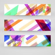 Vector banner set for your design N248