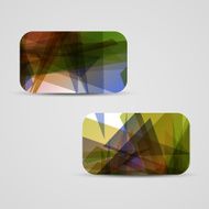 Vector business-card set for your design N562