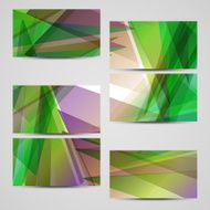 Vector business-card set for your design N564