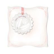 Pillow Natural material label N3