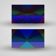 Vector business-card set for your design N565