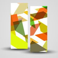 Vector banner set for your design N255