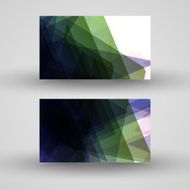 Vector business-card set for your design N567