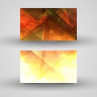 Vector business-card set for your design N568
