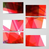 Vector business-card set for your design N569
