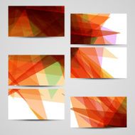 Vector business-card set for your design N570