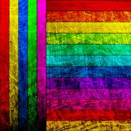 colorful wooden blank