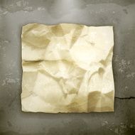 Crumpled paper old style