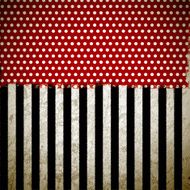 grunge dots and stripes