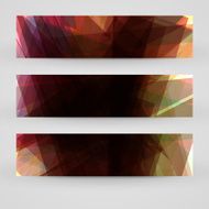 Vector banner set for your design N264
