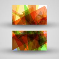 Vector business-card set for your design N573