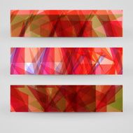 Vector banner set for your design N265