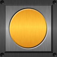 Embossed metal plate