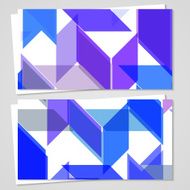 Vector business-card set for your design N575