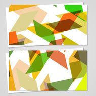 Vector business-card set for your design N576