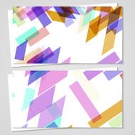 Vector business-card set for your design N577