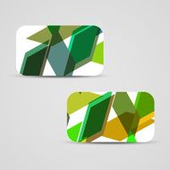 Vector business-card set for your design N581