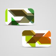 Vector business-card set for your design N582