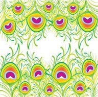 Peacock feather background N2