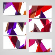 Vector business-card set for your design N590
