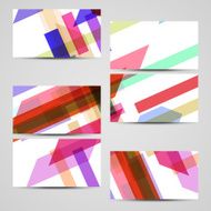 Vector business-card set for your design N591